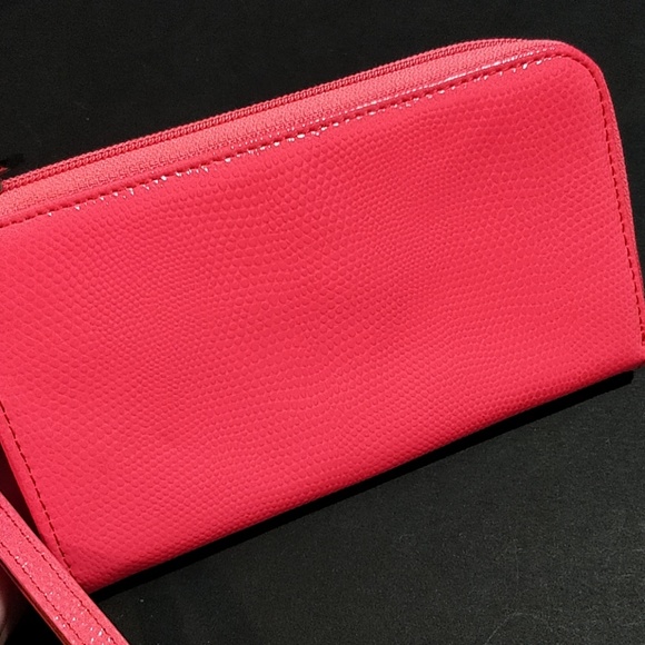 * Black Saks Fifth Avenue Neon Wristlet